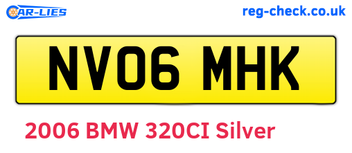 NV06MHK are the vehicle registration plates.