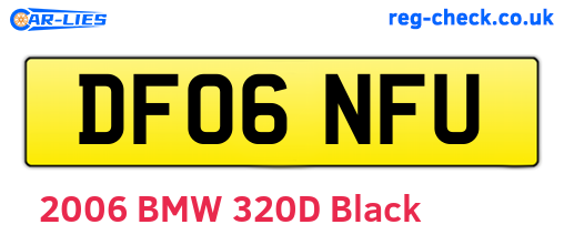 DF06NFU are the vehicle registration plates.
