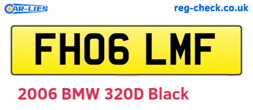 FH06LMF are the vehicle registration plates.