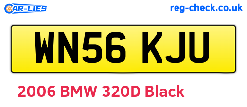 WN56KJU are the vehicle registration plates.