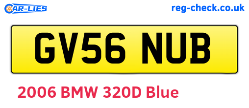 GV56NUB are the vehicle registration plates.