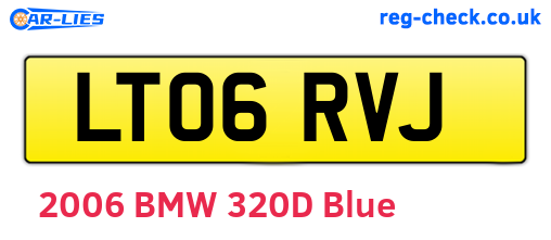 LT06RVJ are the vehicle registration plates.