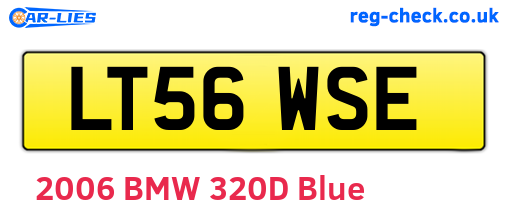 LT56WSE are the vehicle registration plates.