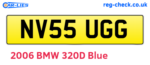NV55UGG are the vehicle registration plates.