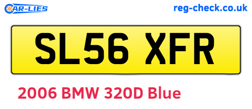 SL56XFR are the vehicle registration plates.