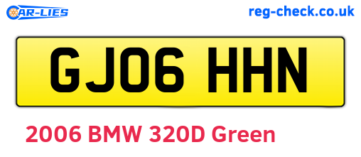 GJ06HHN are the vehicle registration plates.