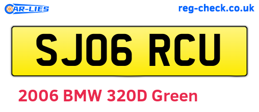 SJ06RCU are the vehicle registration plates.