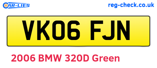 VK06FJN are the vehicle registration plates.