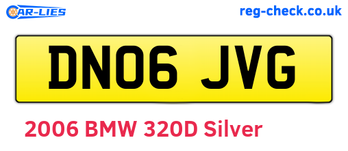 DN06JVG are the vehicle registration plates.