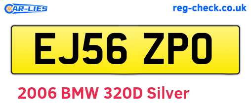 EJ56ZPO are the vehicle registration plates.