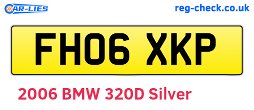 FH06XKP are the vehicle registration plates.