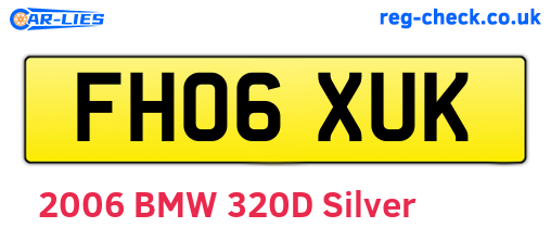 FH06XUK are the vehicle registration plates.