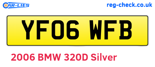 YF06WFB are the vehicle registration plates.