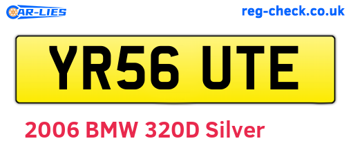 YR56UTE are the vehicle registration plates.