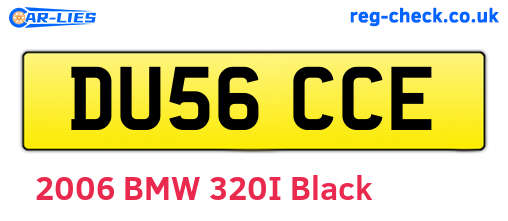 DU56CCE are the vehicle registration plates.