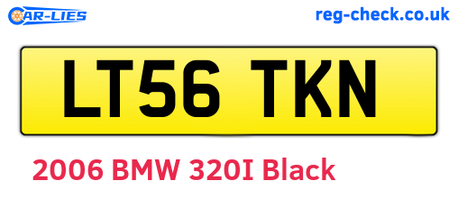 LT56TKN are the vehicle registration plates.