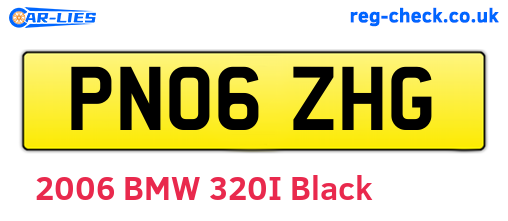 PN06ZHG are the vehicle registration plates.