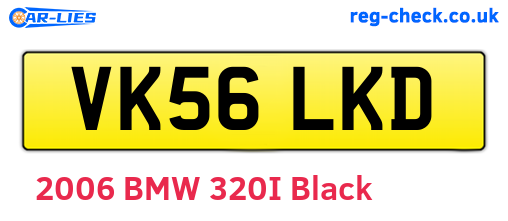 VK56LKD are the vehicle registration plates.