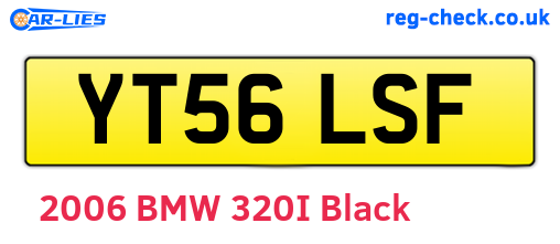 YT56LSF are the vehicle registration plates.