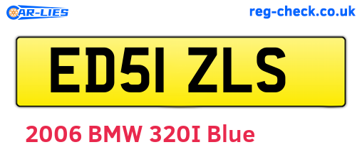 ED51ZLS are the vehicle registration plates.