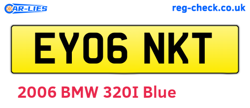 EY06NKT are the vehicle registration plates.