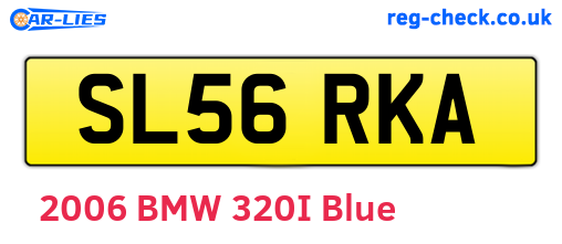 SL56RKA are the vehicle registration plates.