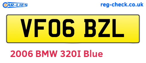 VF06BZL are the vehicle registration plates.