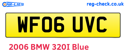 WF06UVC are the vehicle registration plates.