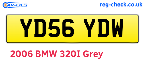YD56YDW are the vehicle registration plates.