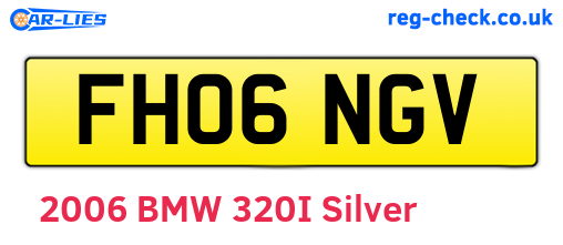 FH06NGV are the vehicle registration plates.
