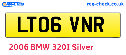 LT06VNR are the vehicle registration plates.
