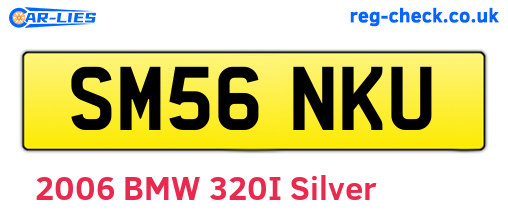 SM56NKU are the vehicle registration plates.