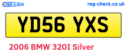 YD56YXS are the vehicle registration plates.