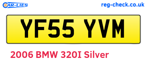 YF55YVM are the vehicle registration plates.