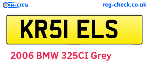KR51ELS are the vehicle registration plates.