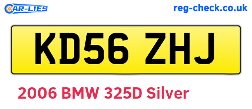 KD56ZHJ are the vehicle registration plates.