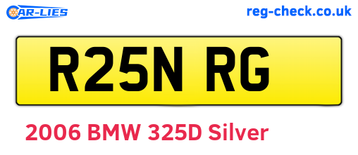 R25NRG are the vehicle registration plates.