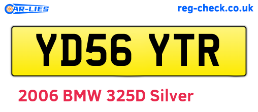 YD56YTR are the vehicle registration plates.