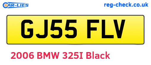 GJ55FLV are the vehicle registration plates.