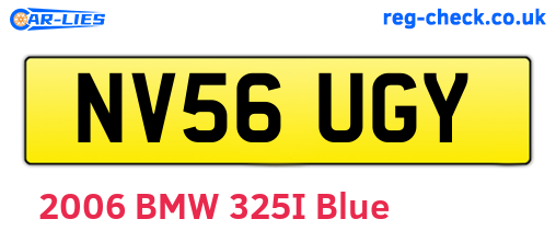 NV56UGY are the vehicle registration plates.
