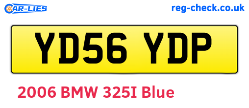 YD56YDP are the vehicle registration plates.