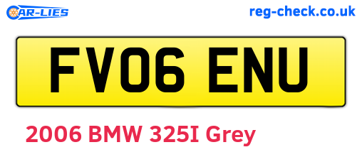FV06ENU are the vehicle registration plates.