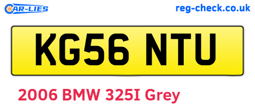 KG56NTU are the vehicle registration plates.