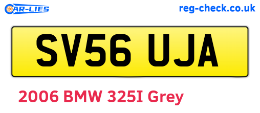 SV56UJA are the vehicle registration plates.