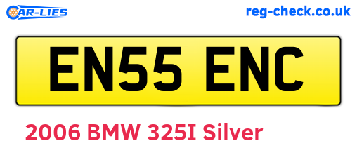 EN55ENC are the vehicle registration plates.