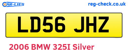 LD56JHZ are the vehicle registration plates.