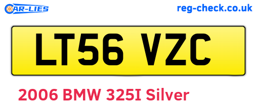 LT56VZC are the vehicle registration plates.