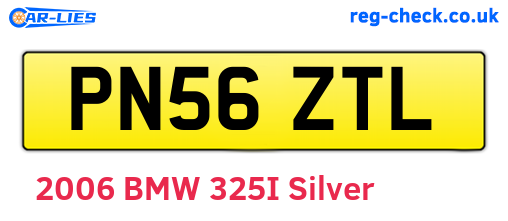 PN56ZTL are the vehicle registration plates.