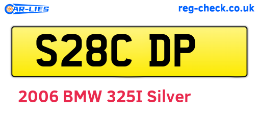 S28CDP are the vehicle registration plates.