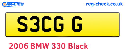 S3CGG are the vehicle registration plates.